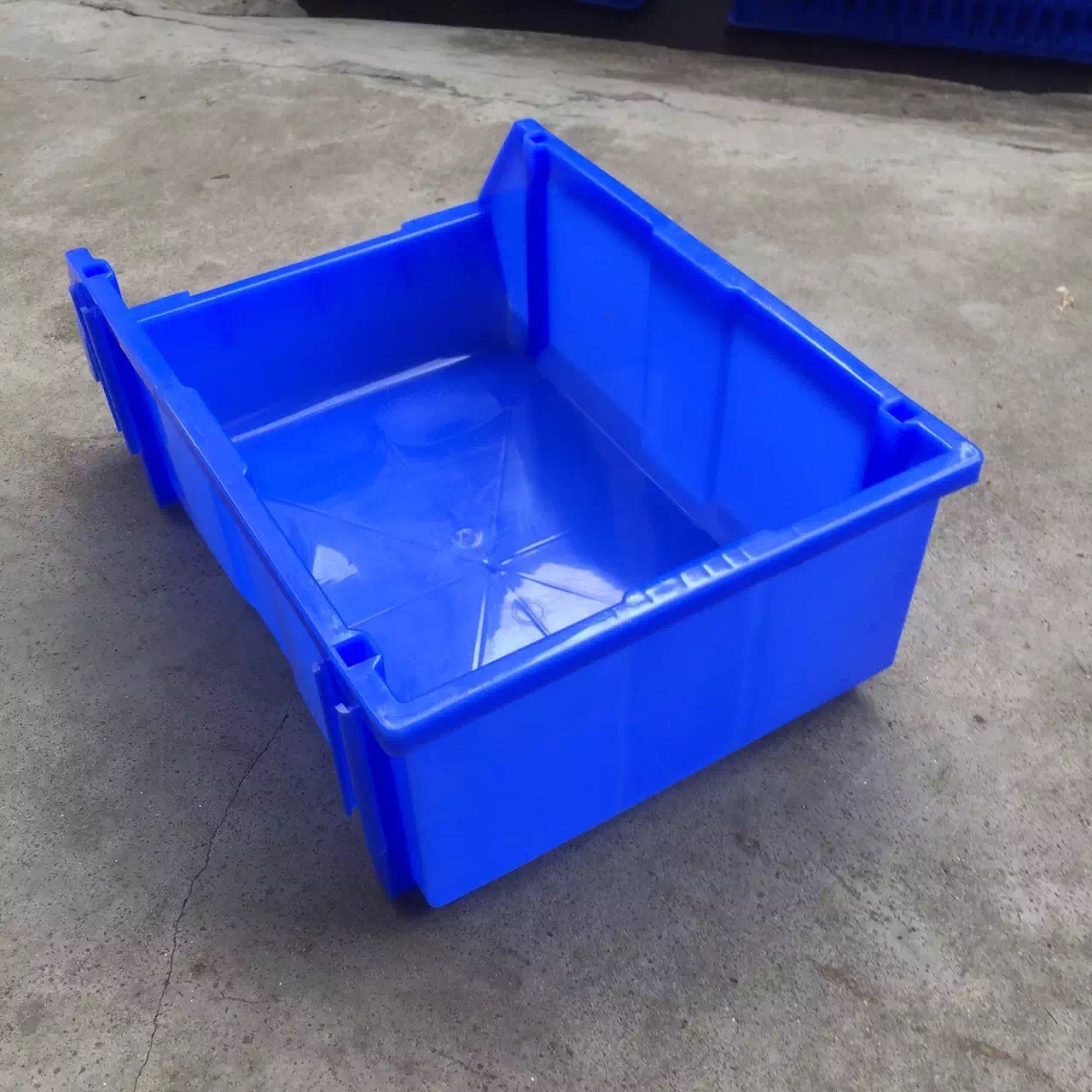 塑料零件盒组合式收纳盒子元件收纳盒390*250*155斜口物料工具盒