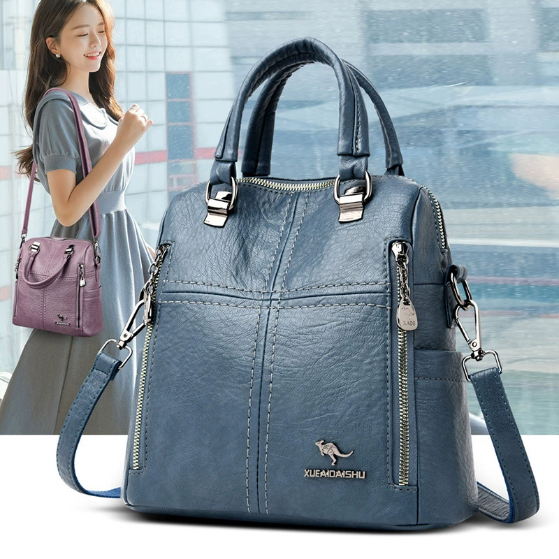 Capacious backpack, shoulder bag, one-shoulder bag for traveling