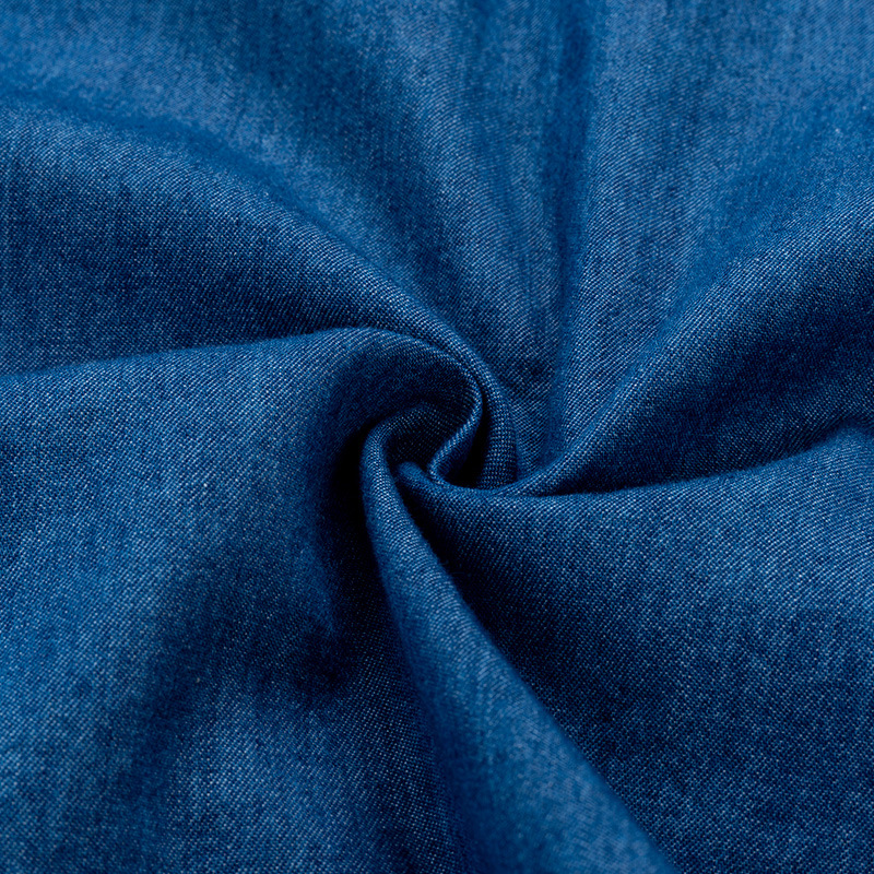 Camisa vaquera de manga corta de algodón para hombres camisa delgada de verano para jóvenes Camisa vaquera lavada de moda directa de fábrica