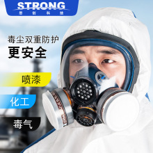 思创ST-S100-3防毒面具 全面罩喷漆 防毒口罩化工气体防异味 硅胶