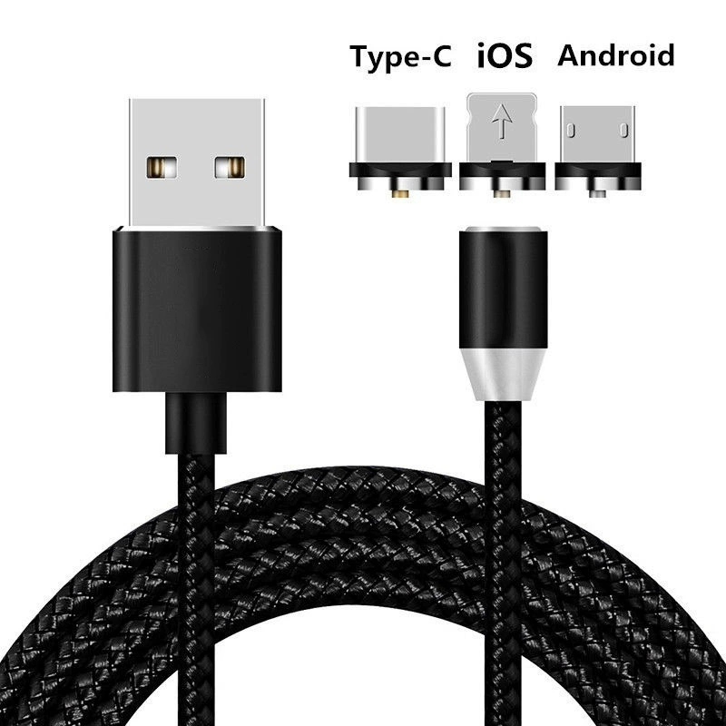 Бесплатная доставка магнитная всасывающая линия Android подходит для Apple Type-C магнитная всасывающая головка литиймагнитная всасывающая зарядка универсальная магнитная всасывающая головка