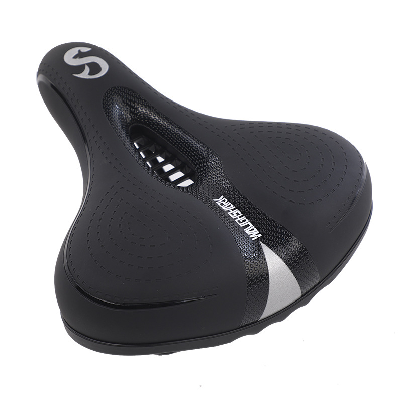 自行车鞍座 大屁股中孔通气山地车坐垫 骑行装备加厚减震单车座包