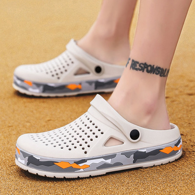 Spring and summer new pattern man Large outdoors Sandy beach motion Crocs Southeast Asia Shrimp Source of goods Sandals shoes