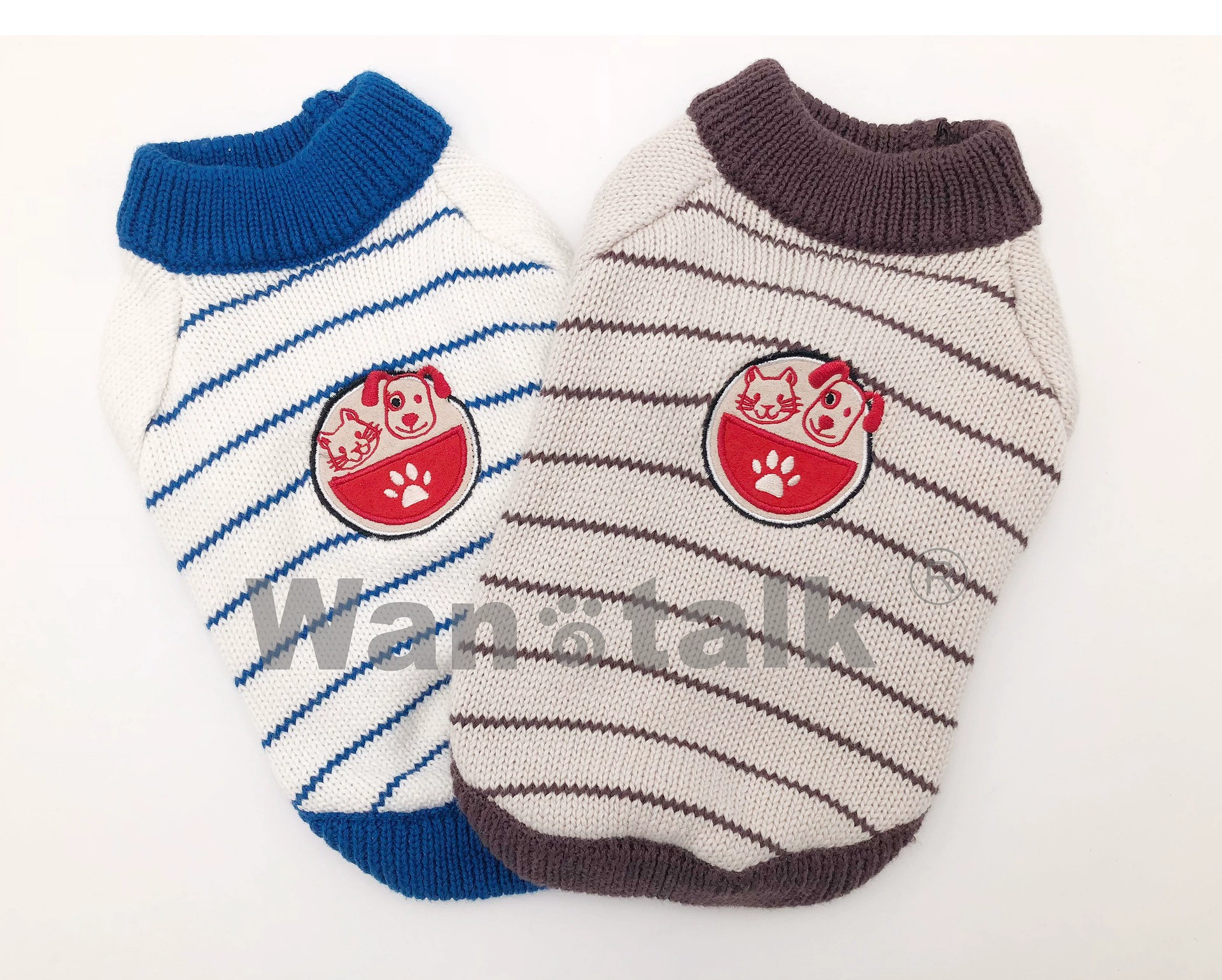 Свитер для домашних животных вязаный свитер с вышивкой свитер для собак