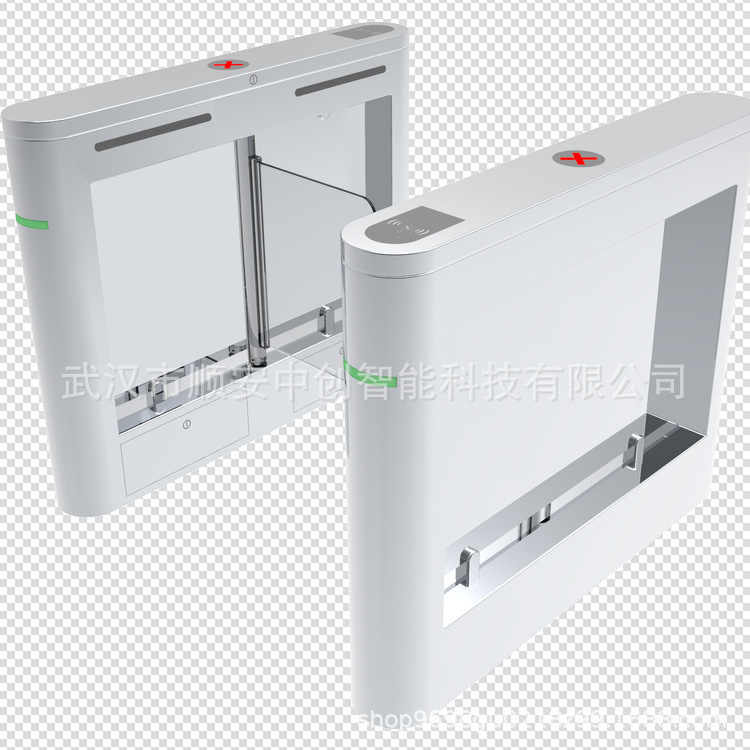 高端会所防撞摆闸动态人脸识别人行通道闸景区票务系统检票闸机