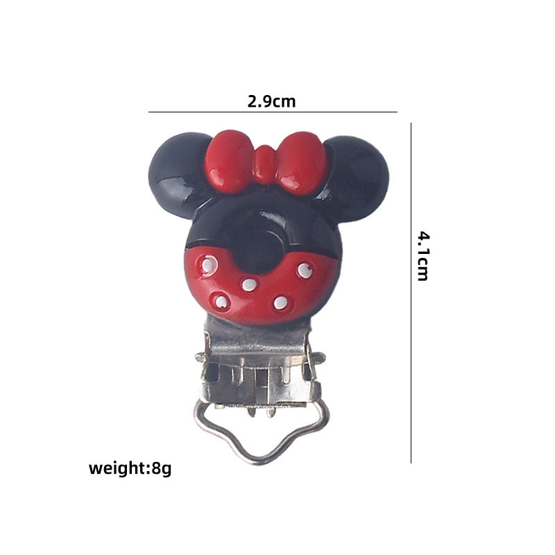 Bebé suministros de dibujos animados animal forma pezón clip DIY joyería bebé molar pezón clip Accesorios