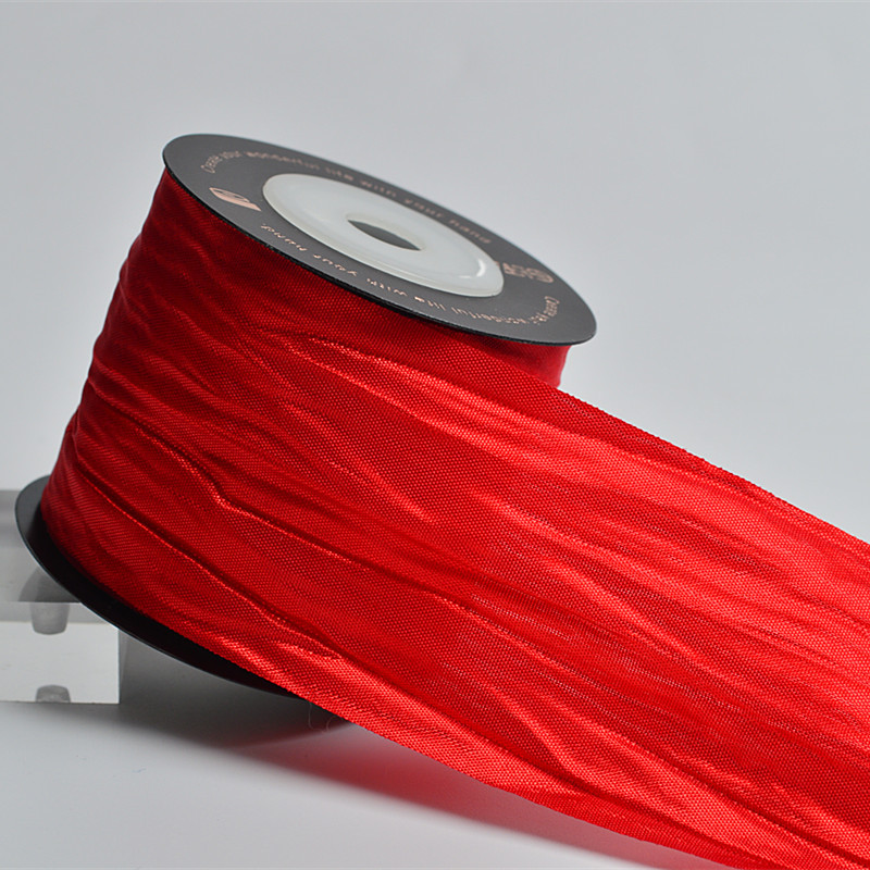 Impresión de la cinta arco regalo cuerda cinta plisada coreana accesorios de embalaje en stock al por mayor Corea del Sur cinta de poliéster