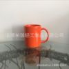 Gift cup Zibo manufacturer solid color coffee cup riccular logo ceramic gift cup