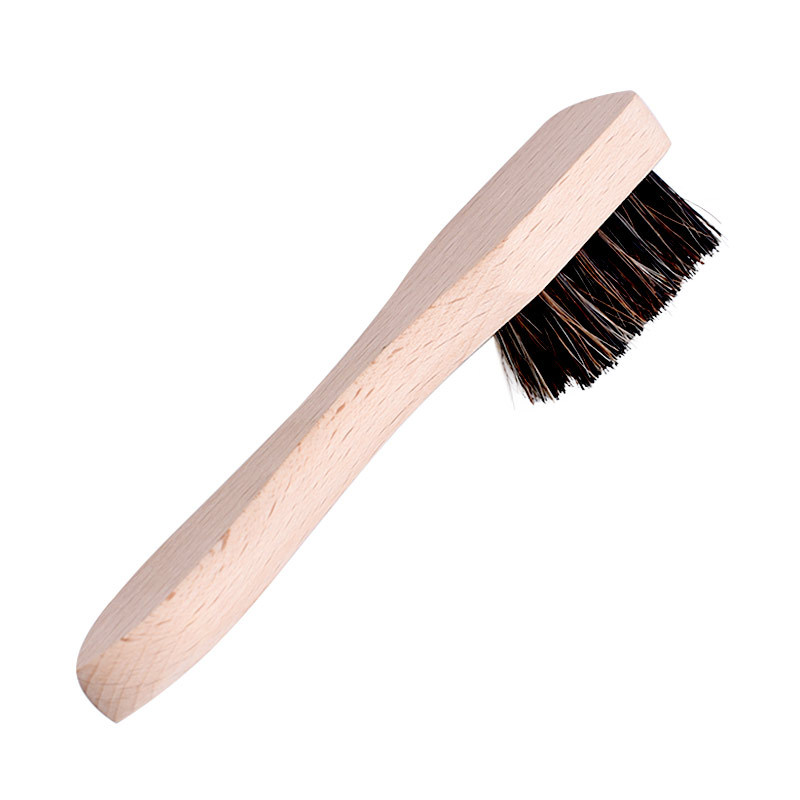 Suministro de haya mango cepillo de eliminación de polvo limpieza de zapatos de limpieza multiusos cepillo tienda de zapatos de regalo