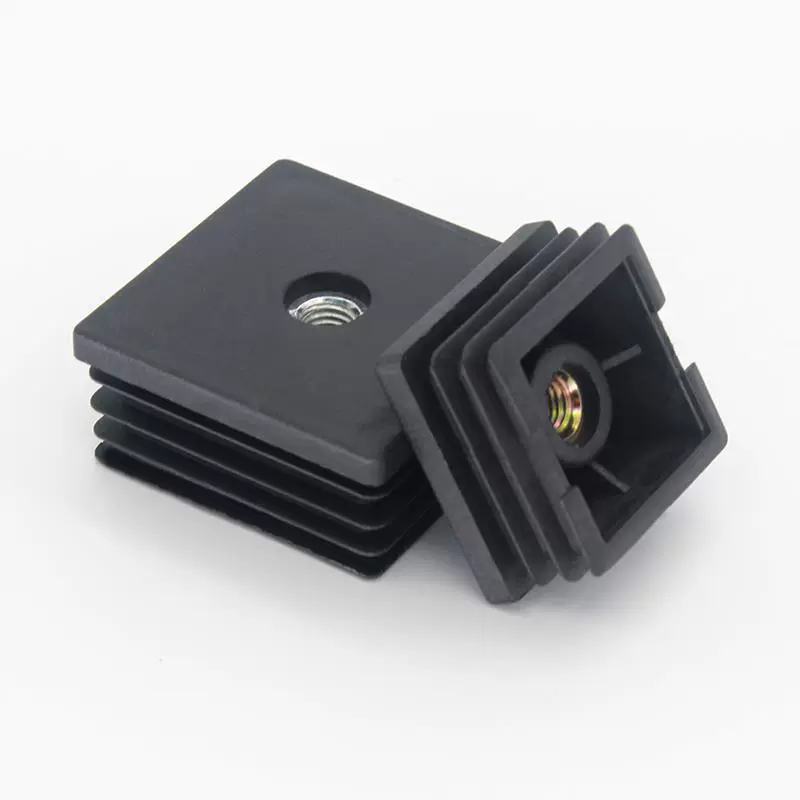 30 square M10 nut 10 clip, 30 square square nut plug thick -thicker stuffed foot plug plastic