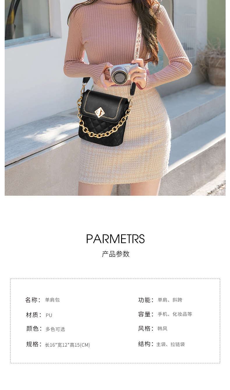 Factory direct sales of new fashionable bags, girls' student bags, women's handbags, high-end premium products, new quality street stall bags detail image 5