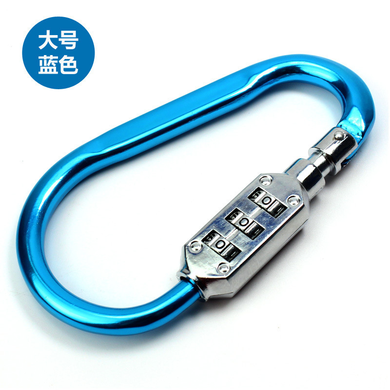 outdoors Portable Password lock Mountaineering Hanging buckle originality luggage multi-function Padlock Travel bags Security lock