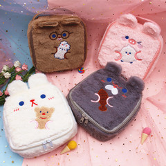 2023 Korean Version Cute Plush Makeup Bag, Storage Wallet, Insta Style Large Capacity Evening Bag for Women