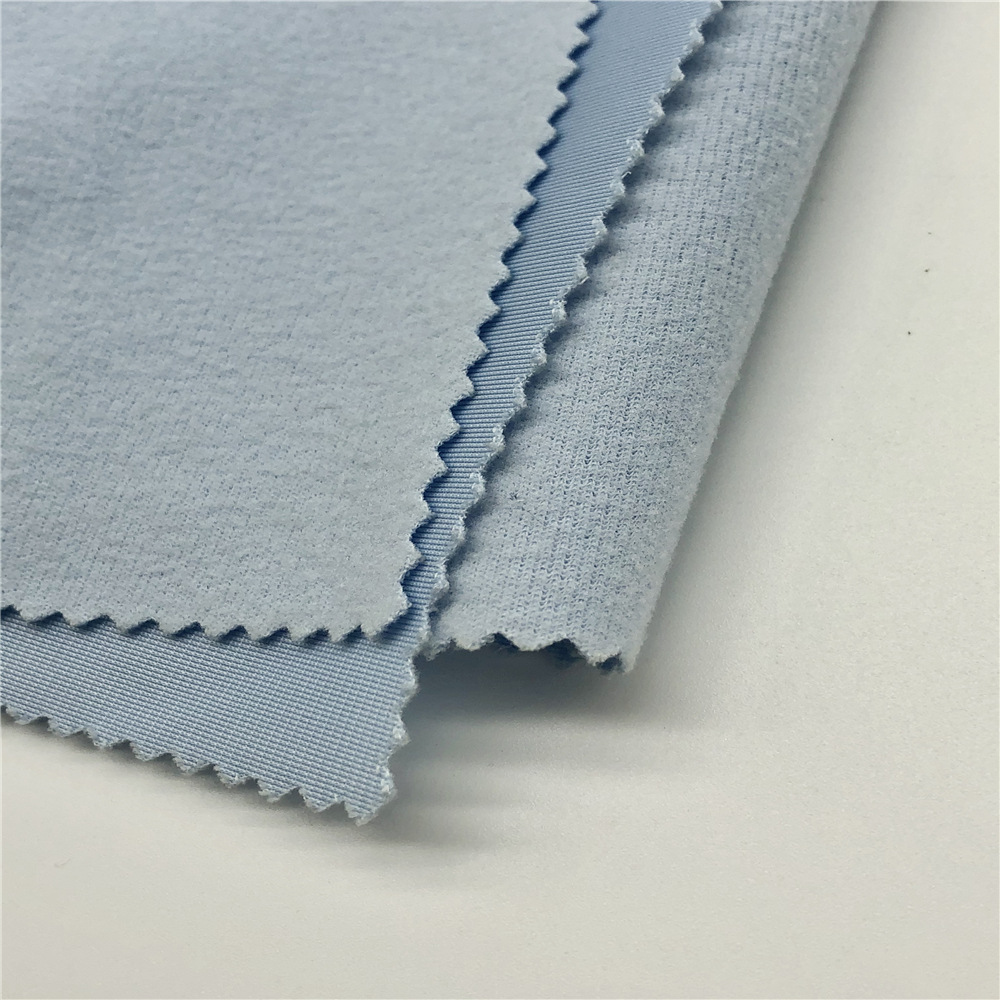 销售金光绒 全涤运动服校服面料 丝光绒夹克面料