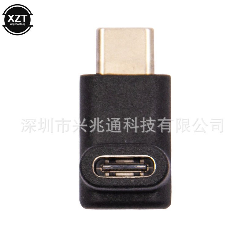 工厂直销Typec转接头USB3.1 90度Type-c公转母转接头typec转弯头-阿里巴巴