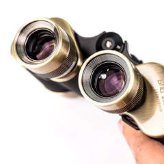 Suzhou-made 8x30 Brass Binoculars: High-Magnification, HD Performance for Outdoor Use, Featuring Low-Light Night Vision and Distance Measurement