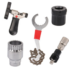 Stainless steel bicycle repair tools, disassembly, bottom bracket puller, chain breaker, fly chain cutter tool set, wholesale