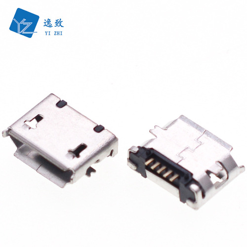 MICRO 5P USB female socket Type B 5.9/7.2MM plug-in/sMD socket Android USB charging interface