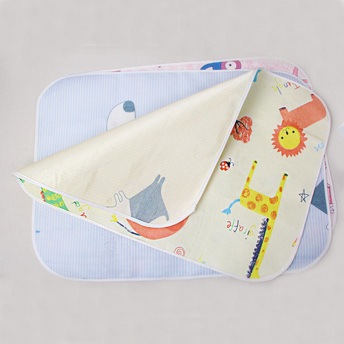 Infant ice silk mat crystal velvet diaper pad summer baby double-sided waterproof washable menstrual pet pad