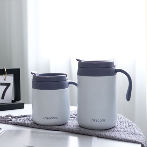Large-Capacity 304 Stainless Steel Insulated Mug – Unisex Coffee Cup with Lid, Household & Office Drinking Mug