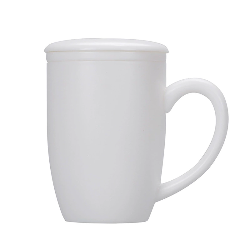 New Dehua Pure Handmade White Porcelain Water Cup Office Cup Personal Cup Gift Conference Room Tea Cup Ceramics Mark Cup