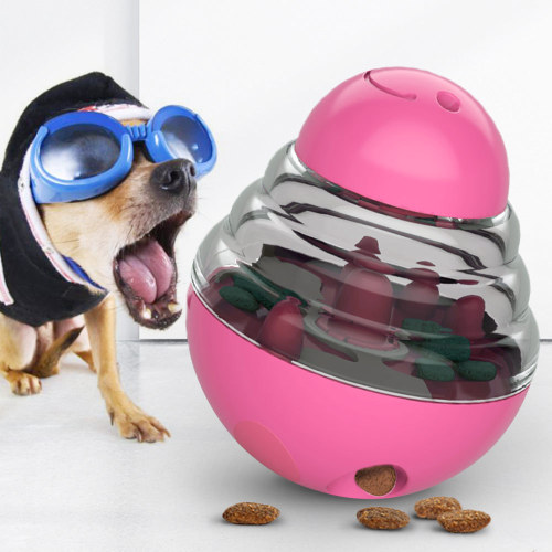 Source Factory Amazon Dog Toy Leaky Food Ball Pet Supplies Tumbler Puzzle Slow Food Toy Ball