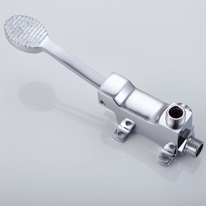 Hui Ci Hospital laboratory cold and hot regulating foot pedal valve faucet switch basin foot pedal mixing valve undefined