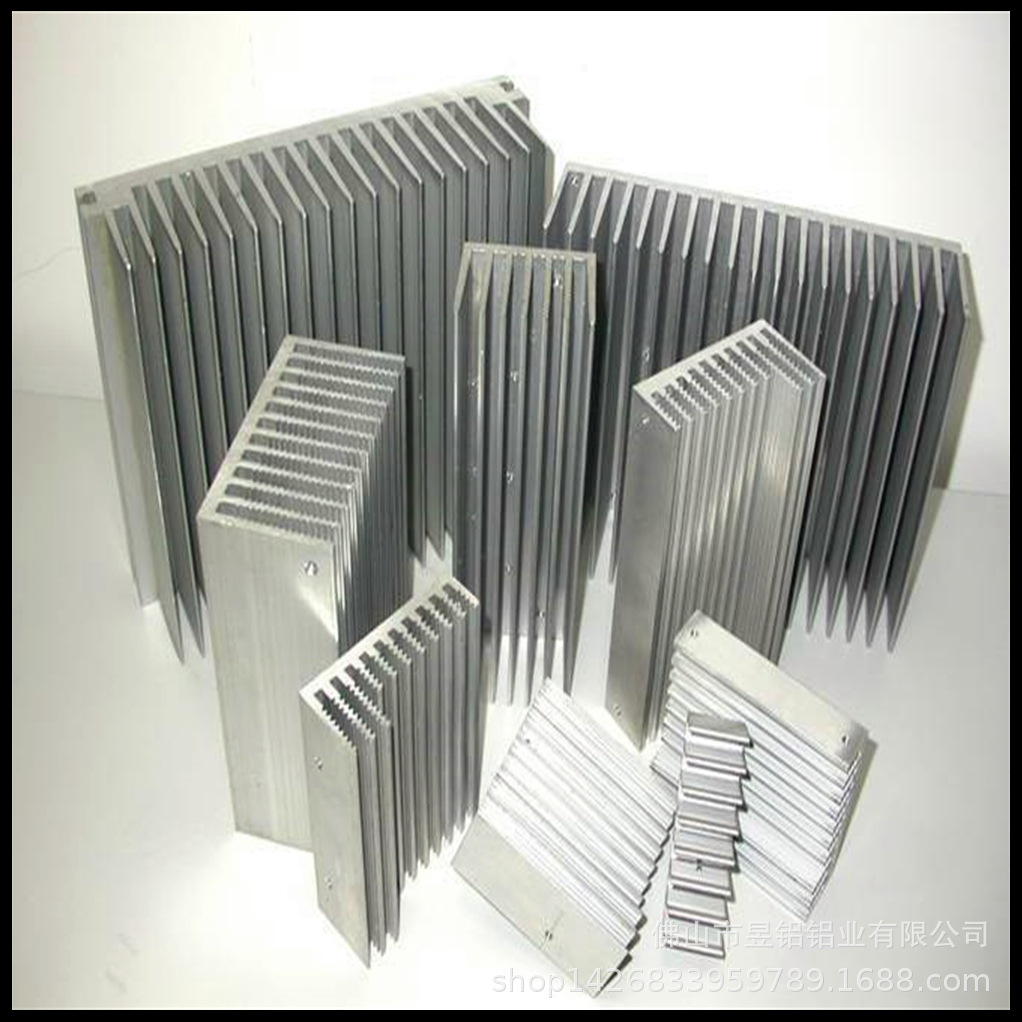 定制加工6061工业铝合金型材 梳子散热器铝材 6061铝合金质量保证