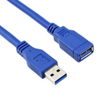 usb3.0AM to AF cable USB3.0公对母数据延长线 电脑传输线全包头