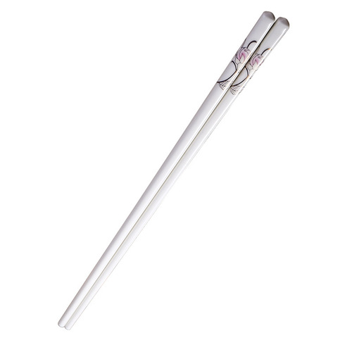 New creative ceramic chopsticks, non-slip, not prone to mold, light luxury tableware, household gifts, chopsticks, flower series