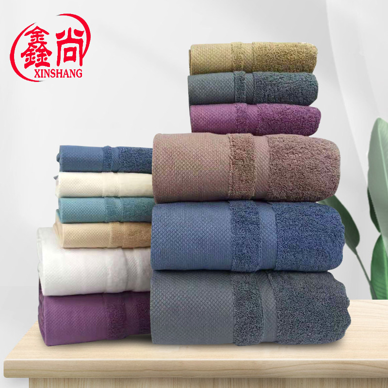 Long-staple cotton bath towels factory w...