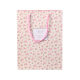 New Korean pink rose gift bag fresh small floral packaging bag gift paper bag