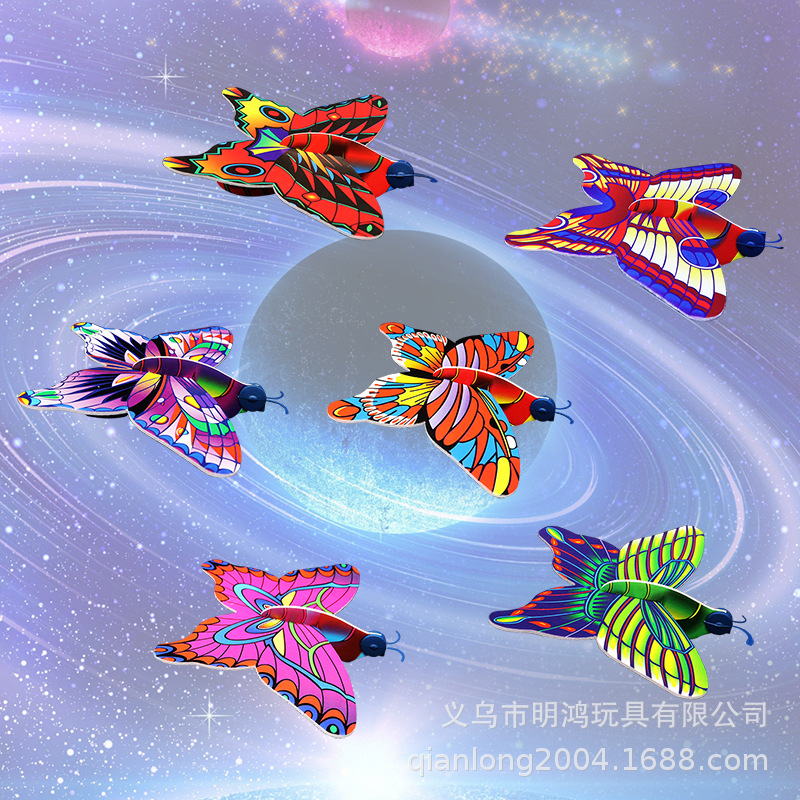 new pattern Big butterfly foam Paper Airplane Large insect modelling Glider Activities gifts children Toys