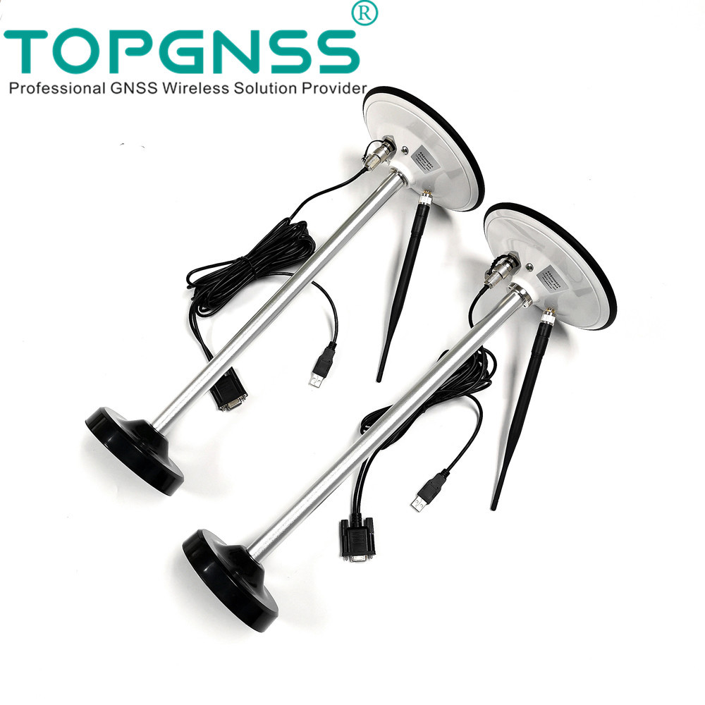 厂家直供基站端+移动端+数传电台DB9母头RS232USB北斗GPS模块定位