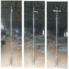 厂家定制不锈钢球机监控立杆八角杆3米3.5米4米4.5米5米