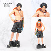 One Piece Large Assembly Fire Fist Ace Exelon Hand model