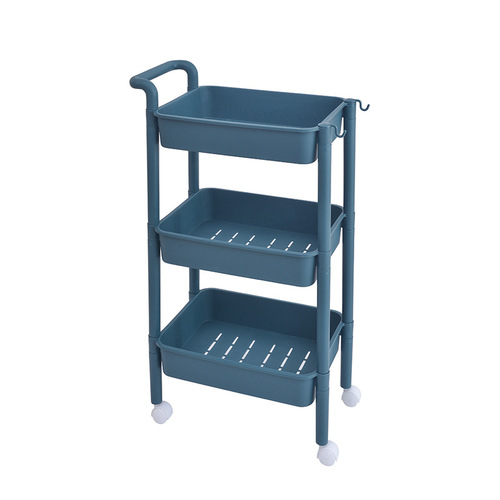 New pulley kitchen shelves Vegetable and fruit organizer trailer storage organizer bathroom sundries shelf