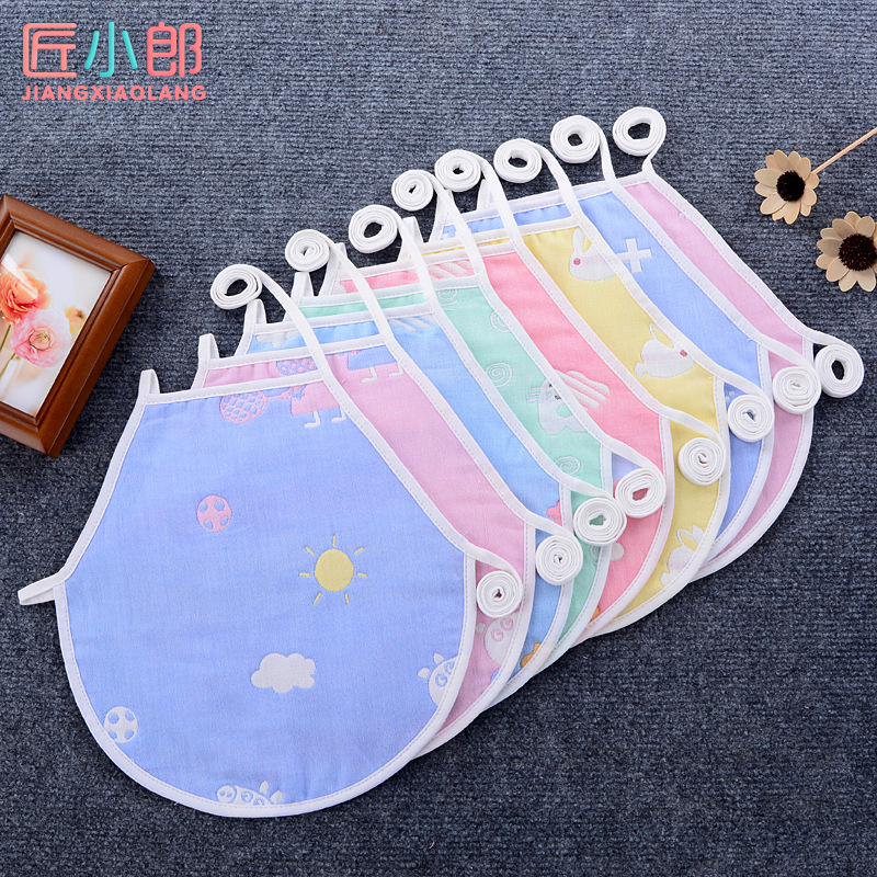 厂家直销夏季母婴店新生婴幼儿童宝宝包边全棉肚兜柔软亲肤