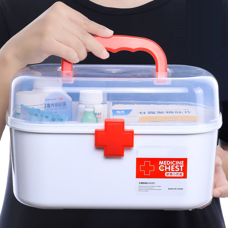medical box household Kit storage box Meet an emergency Medical care Homewear Health Care medical First aid kit drugs children