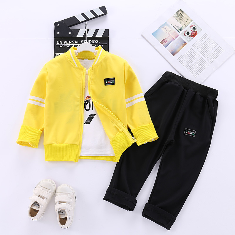 Children's clothing Boy girl Autumn and winter children Korean Edition motion suit 2021 new pattern CUHK baby Western style Children clothes