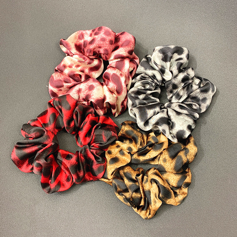 New Fashion Super Large Leopard Cheap Scrunchies Wholesale display picture 9