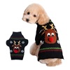 Factory Direct Sale Christmas Pet Clothing Red Nose Little Deer Sweate