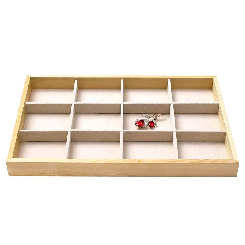 Simple Style Classic Style Rectangle Solid Wood Jewelry Rack display picture 4