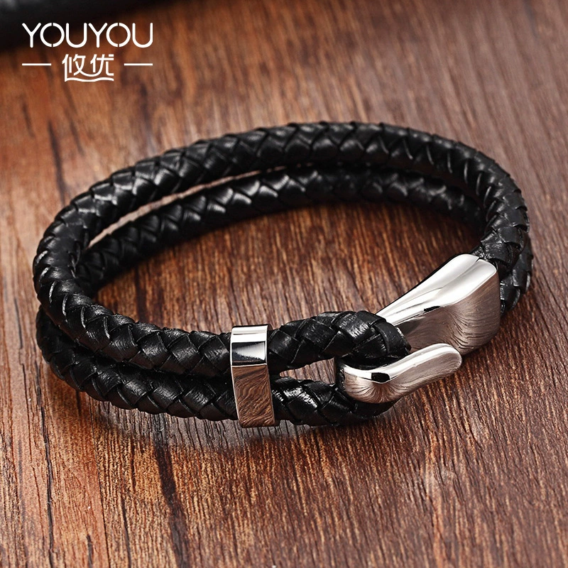 Woven bracelet stainless steel, Amazon, wish