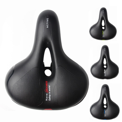 跨境自行车坐垫新款大屁股鞍座自行车座自行车弹簧车座说明书工具