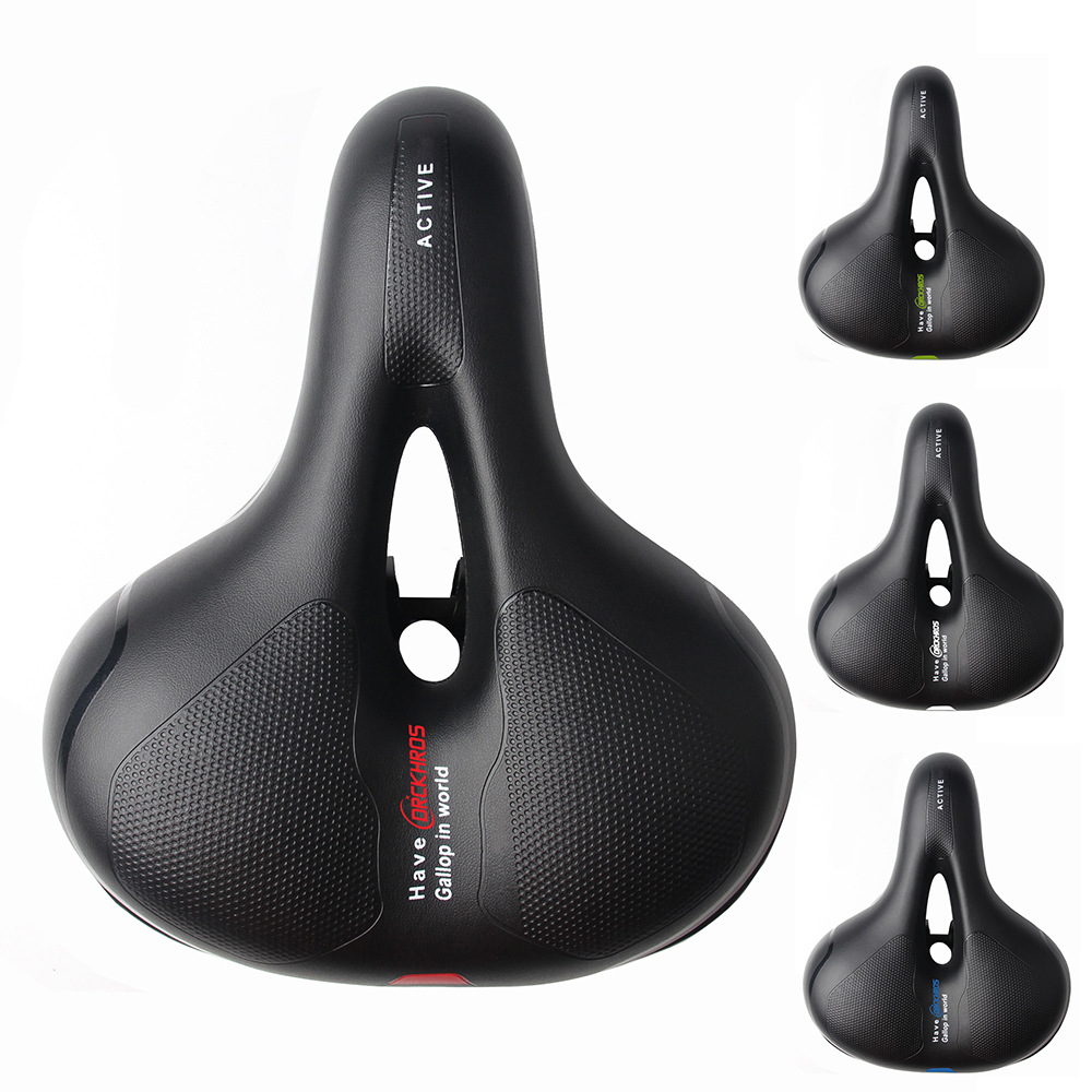 跨境自行车坐垫新款大屁股鞍座自行车座自行车弹簧车座说明书工具