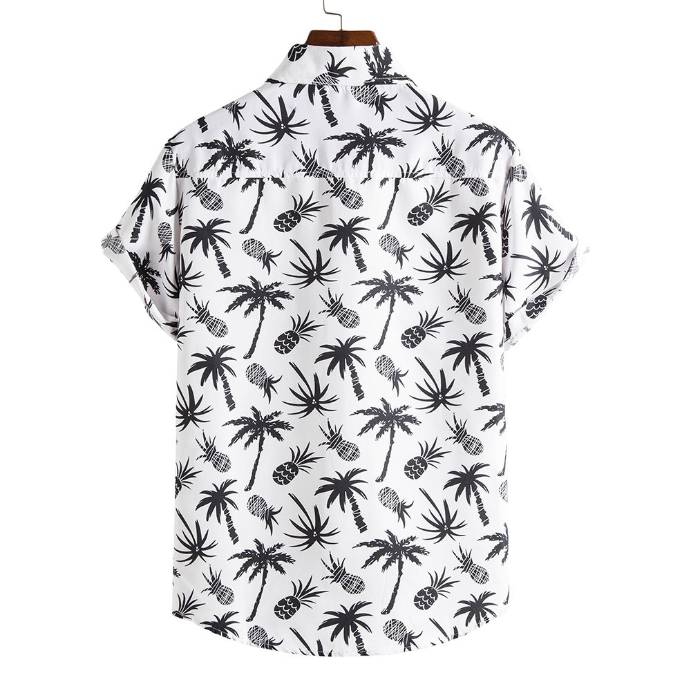 Men's Ditsy Floral Blouse Men's Clothing display picture 91