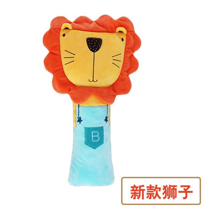 Korean Car Seat Belt Shoulder Cover Toy Pillow Cartoon Cute Interior Children's Safety Fixer Anti-Leveling Neck
