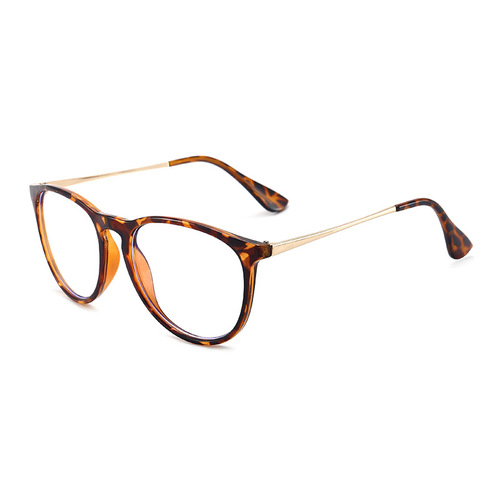 New Arrival Oversized Cyber-Famous Anti-Blue Light Glasses | Unisex Plain-Lens Eyeglasses | No-Makeup Look Eyewear Frames | Retro & Fashionable Design 4171