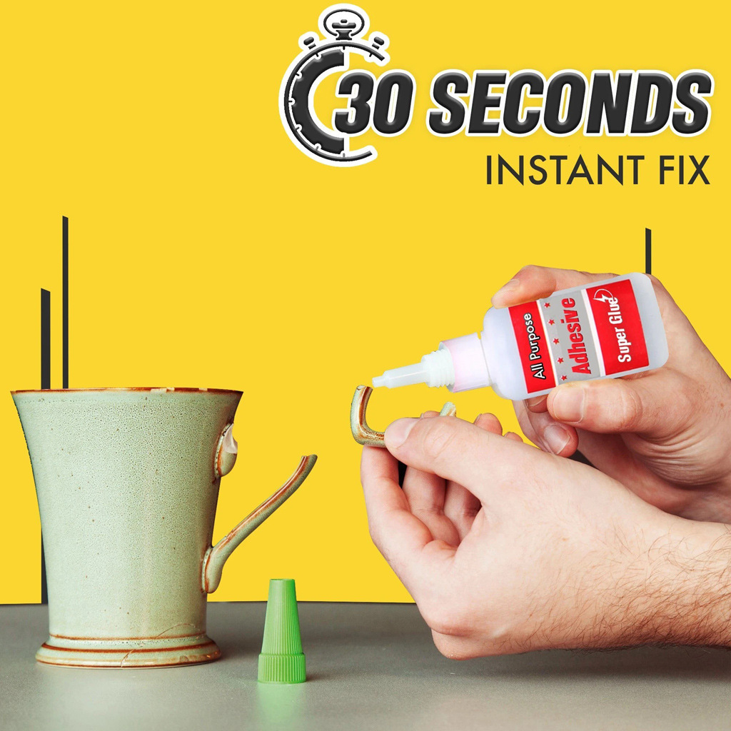 Universal Super Glue 瞬间干胶水强力胶 粘合胶陶瓷修复胶水